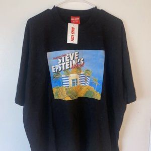 *EXCLUSIVE black FULL SEND "Steve Epstein's Island" T-Shirt (XL)